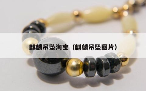 麒麟吊坠淘宝（麒麟吊坠图片）