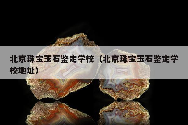 北京珠宝玉石鉴定学校（北京珠宝玉石鉴定学校地址）