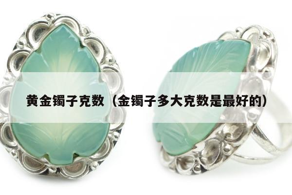 黄金镯子克数（金镯子多大克数是最好的）