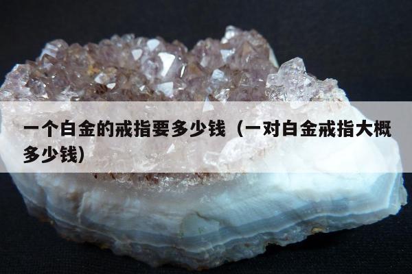 一个白金的戒指要多少钱（一对白金戒指大概多少钱）
