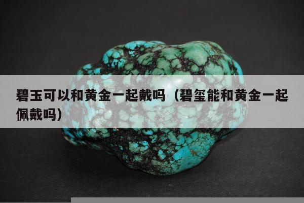 碧玉可以和黄金一起戴吗（碧玺能和黄金一起佩戴吗）