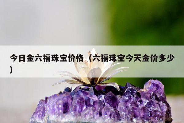 今日金六福珠宝价格（六福珠宝今天金价多少）