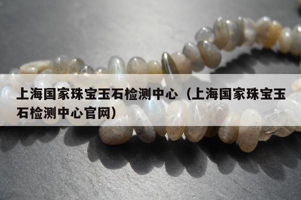 上海国家珠宝玉石检测中心（上海国家珠宝玉石检测中心官网）