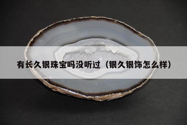有长久银珠宝吗没听过（银久银饰怎么样）