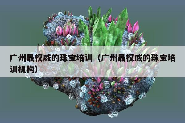 广州最权威的珠宝培训（广州最权威的珠宝培训机构）