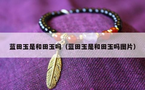 蓝田玉是和田玉吗（蓝田玉是和田玉吗图片）