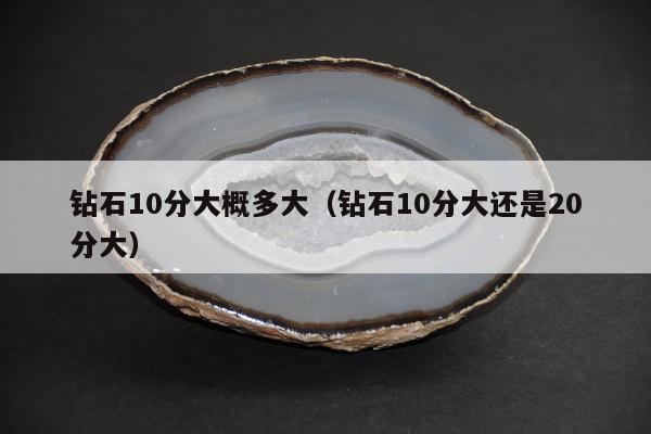 钻石10分大概多大（钻石10分大还是20分大）