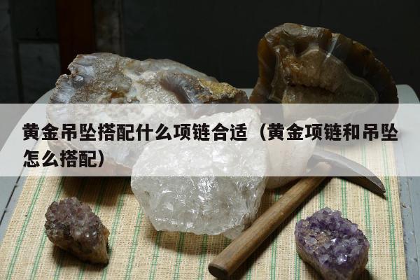黄金吊坠搭配什么项链合适（黄金项链和吊坠怎么搭配）