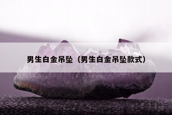 男生白金吊坠（男生白金吊坠款式）