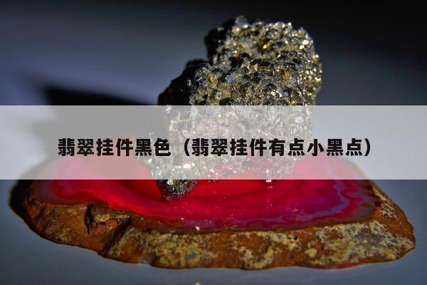 翡翠挂件黑色（翡翠挂件有点小黑点）