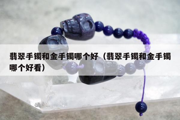 翡翠手镯和金手镯哪个好（翡翠手镯和金手镯哪个好看）