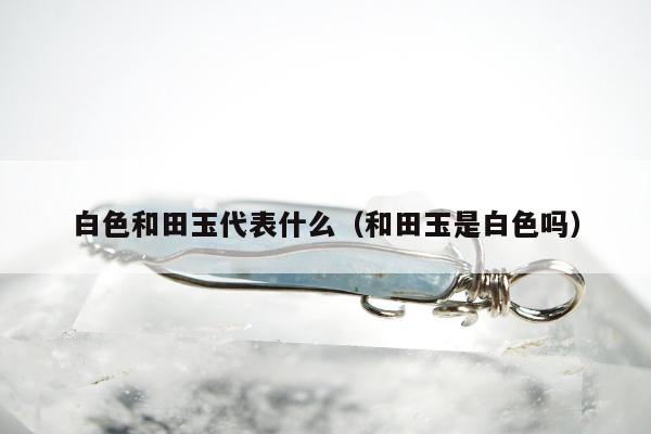 白色和田玉代表什么（和田玉是白色吗）