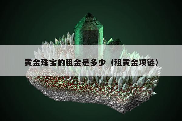 黄金珠宝的租金是多少（租黄金项链）