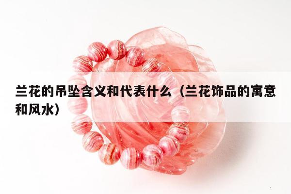 兰花的吊坠含义和代表什么（兰花饰品的寓意和风水）