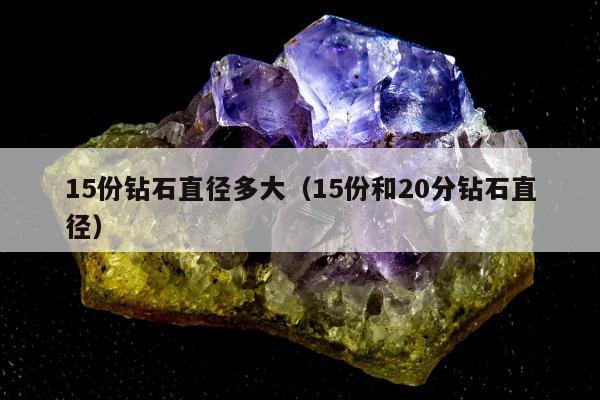 5份钻石直径多大（15份和20分钻石直径）"