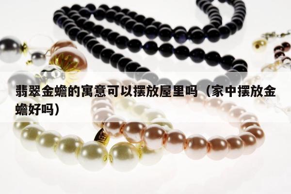 翡翠金蟾的寓意可以摆放屋里吗（家中摆放金蟾好吗）