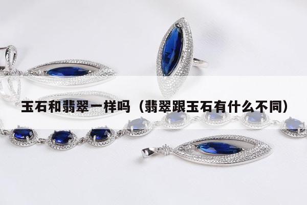 玉石和翡翠一样吗（翡翠跟玉石有什么不同）