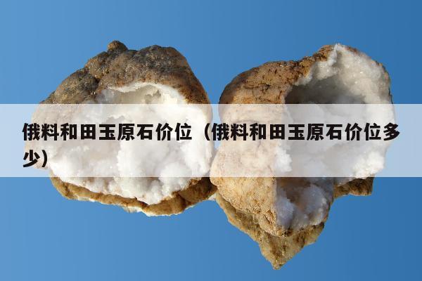 俄料和田玉原石价位（俄料和田玉原石价位多少）