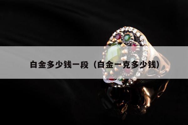 白金多少钱一段（白金一克多少钱）