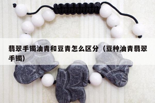 翡翠手镯油青和豆青怎么区分（豆种油青翡翠手镯）