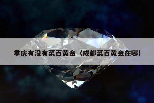 重庆有没有菜百黄金（成都菜百黄金在哪）
