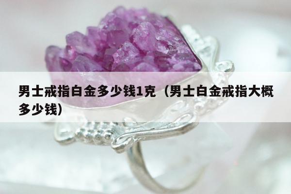 男士戒指白金多少钱1克（男士白金戒指大概多少钱）