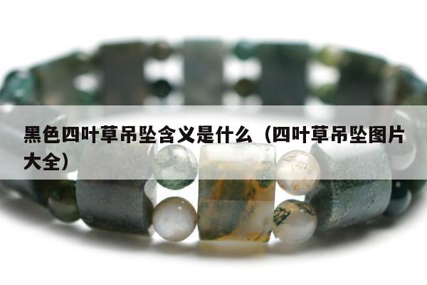 黑色四叶草吊坠含义是什么（四叶草吊坠图片大全）