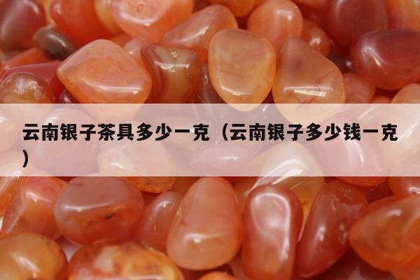 云南银子茶具多少一克（云南银子多少钱一克）