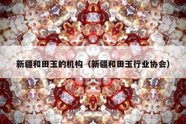 新疆和田玉的机构（新疆和田玉行业协会）