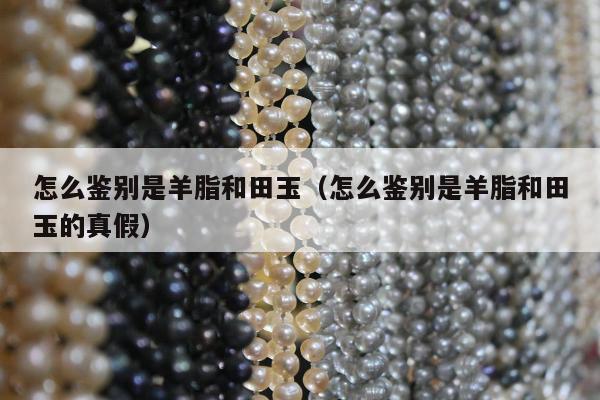 怎么鉴别是羊脂和田玉（怎么鉴别是羊脂和田玉的真假）