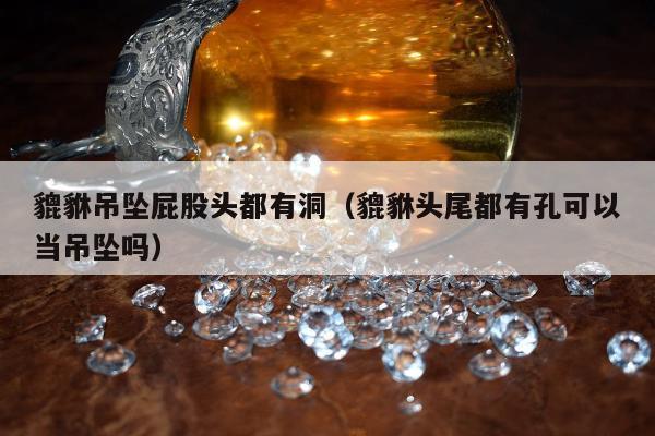貔貅吊坠屁股头都有洞（貔貅头尾都有孔可以当吊坠吗）