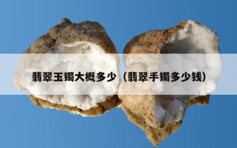 翡翠玉镯大概多少（翡翠手镯多少钱）