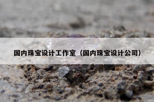 国内珠宝设计工作室（国内珠宝设计公司）