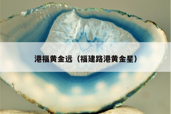 港福黄金远（福建路港黄金星）