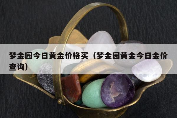 梦金园今日黄金价格买（梦金园黄金今日金价查询）