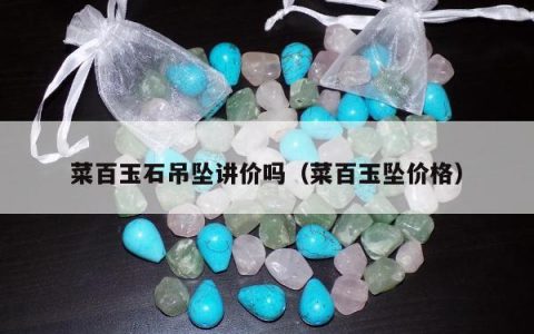 菜百玉石吊坠讲价吗（菜百玉坠价格）