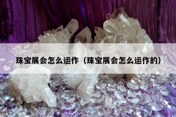 珠宝展会怎么运作（珠宝展会怎么运作的）