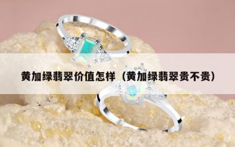 黄加绿翡翠价值怎样（黄加绿翡翠贵不贵）