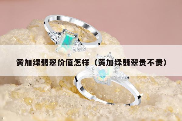 黄加绿翡翠价值怎样（黄加绿翡翠贵不贵）