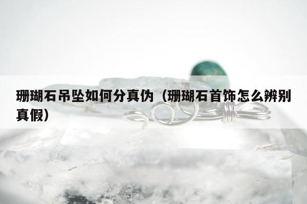 珊瑚石吊坠如何分真伪（珊瑚石首饰怎么辨别真假）