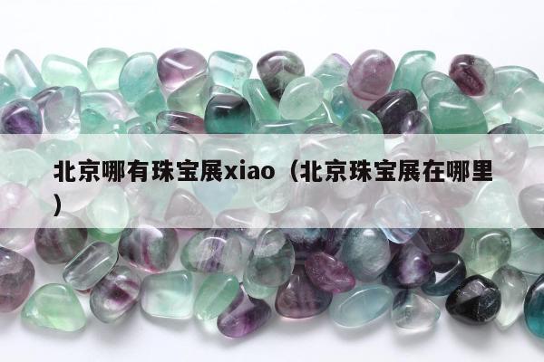 北京哪有珠宝展xiao（北京珠宝展在哪里）