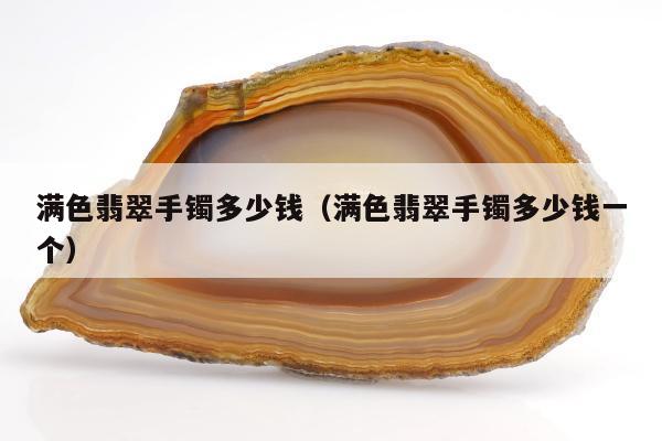 满色翡翠手镯多少钱（满色翡翠手镯多少钱一个）