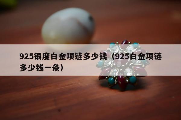 25银度白金项链多少钱（925白金项链多少钱一条）"