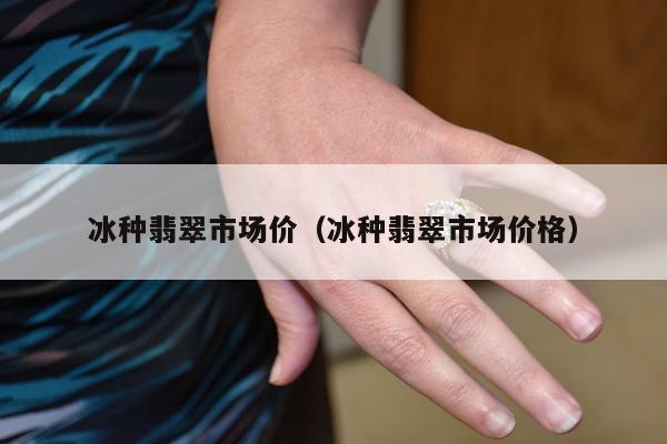 冰种翡翠市场价（冰种翡翠市场价格）