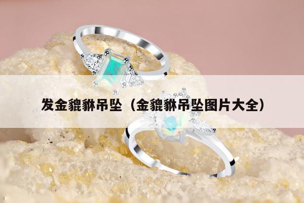 发金貔貅吊坠（金貔貅吊坠图片大全）