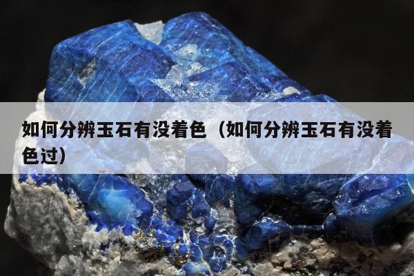 如何分辨玉石有没着色（如何分辨玉石有没着色过）