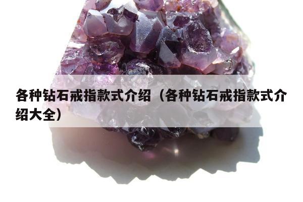 各种钻石戒指款式介绍（各种钻石戒指款式介绍大全）