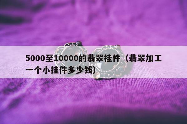 000至10000的翡翠挂件（翡翠加工一个小挂件多少钱）"
