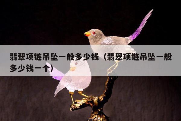 翡翠项链吊坠一般多少钱（翡翠项链吊坠一般多少钱一个）