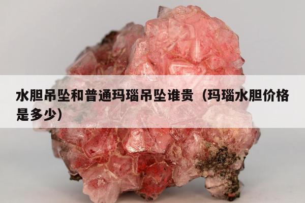 水胆吊坠和普通玛瑙吊坠谁贵（玛瑙水胆价格是多少）